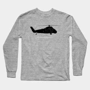 Wessex Helicopter Sea Rescue Long Sleeve T-Shirt